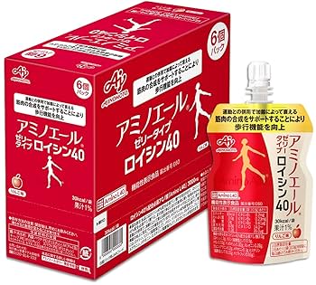 Amazon.co.jp: 味の素 アミノエール ゼリータイプ ロイシン40