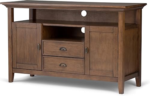 Miniatura 10 de SIMPLIHOME Redmond Solid Wood 72 pulgadas de ancho rústico café envejecido natural rústico.,Negro -,Marrón castaño,Distressed Grey,Marrón (Hickory