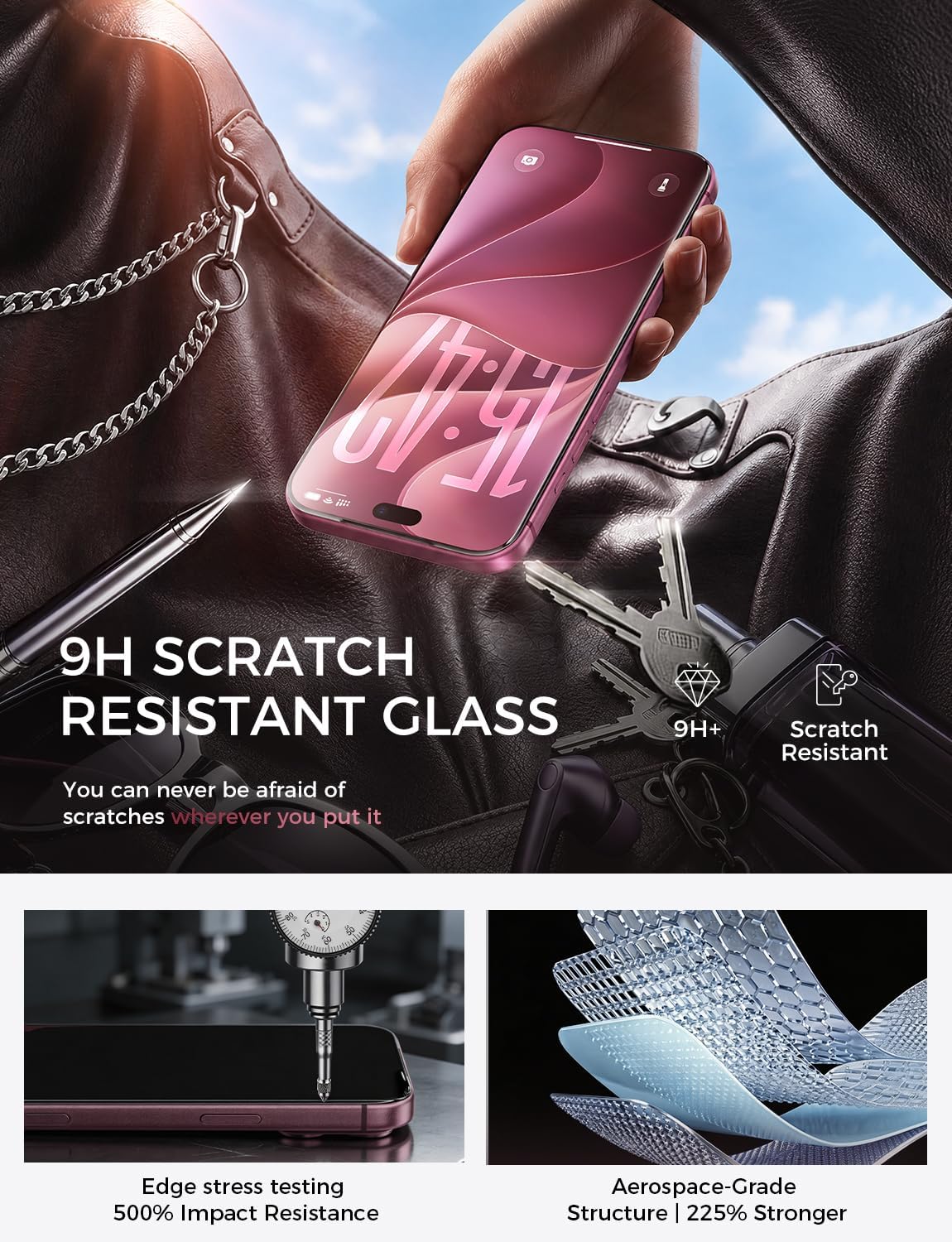 MAGIC JOHN 3rd Gen for iPhone 18 Pro Max Screen Protector Anti-Glare