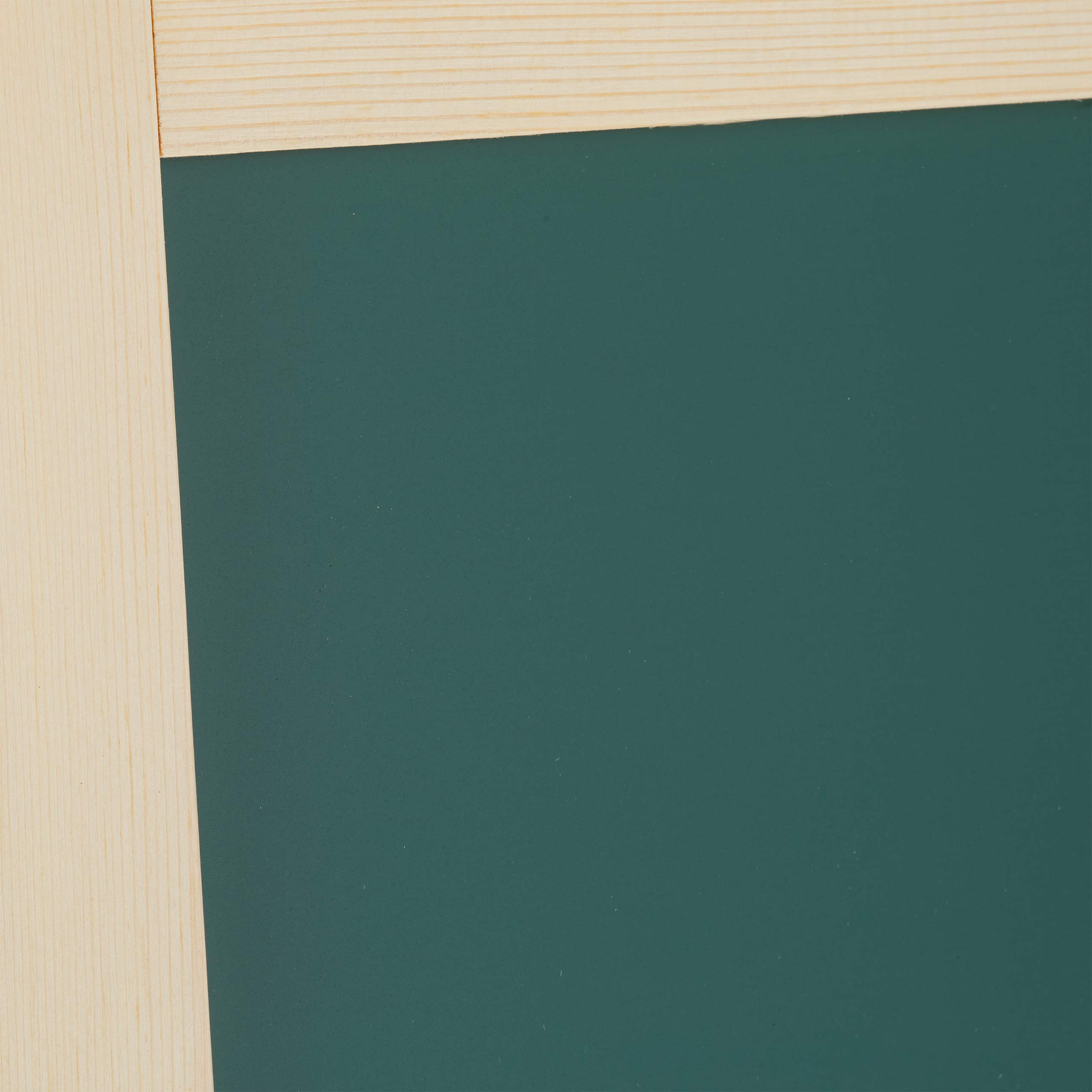 Relaxdays Lavagnetta per Bambini, Regolabile in Altezza & Magnetica in Legno, 122-160 x 65x 69 cm, Legno Naturale
