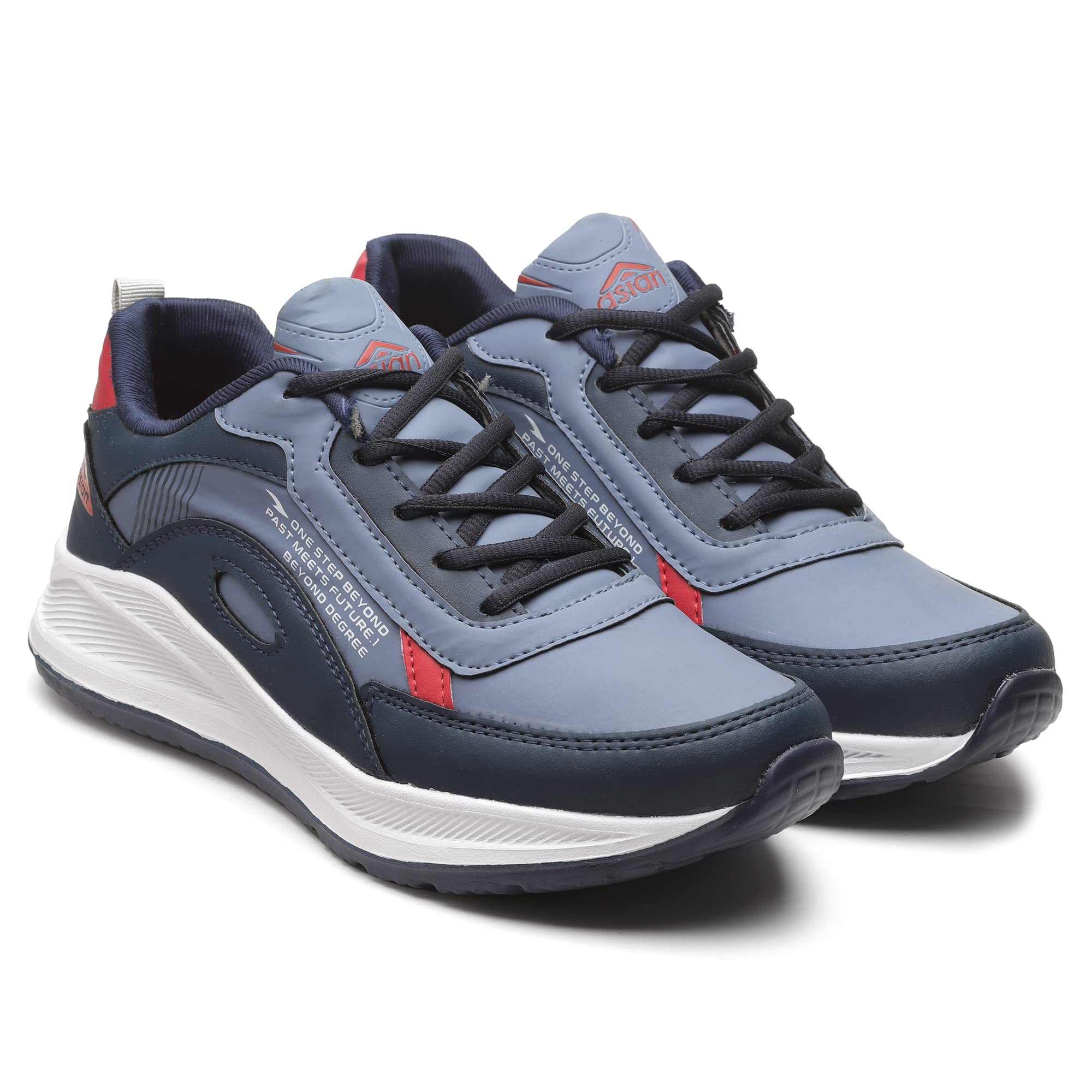 ASIAN Zapatos deportivos impermeables para hombre, para correr, caminar y gimnasio, con cojín extra, ligeros, con cordones, informales, para hombres y niños