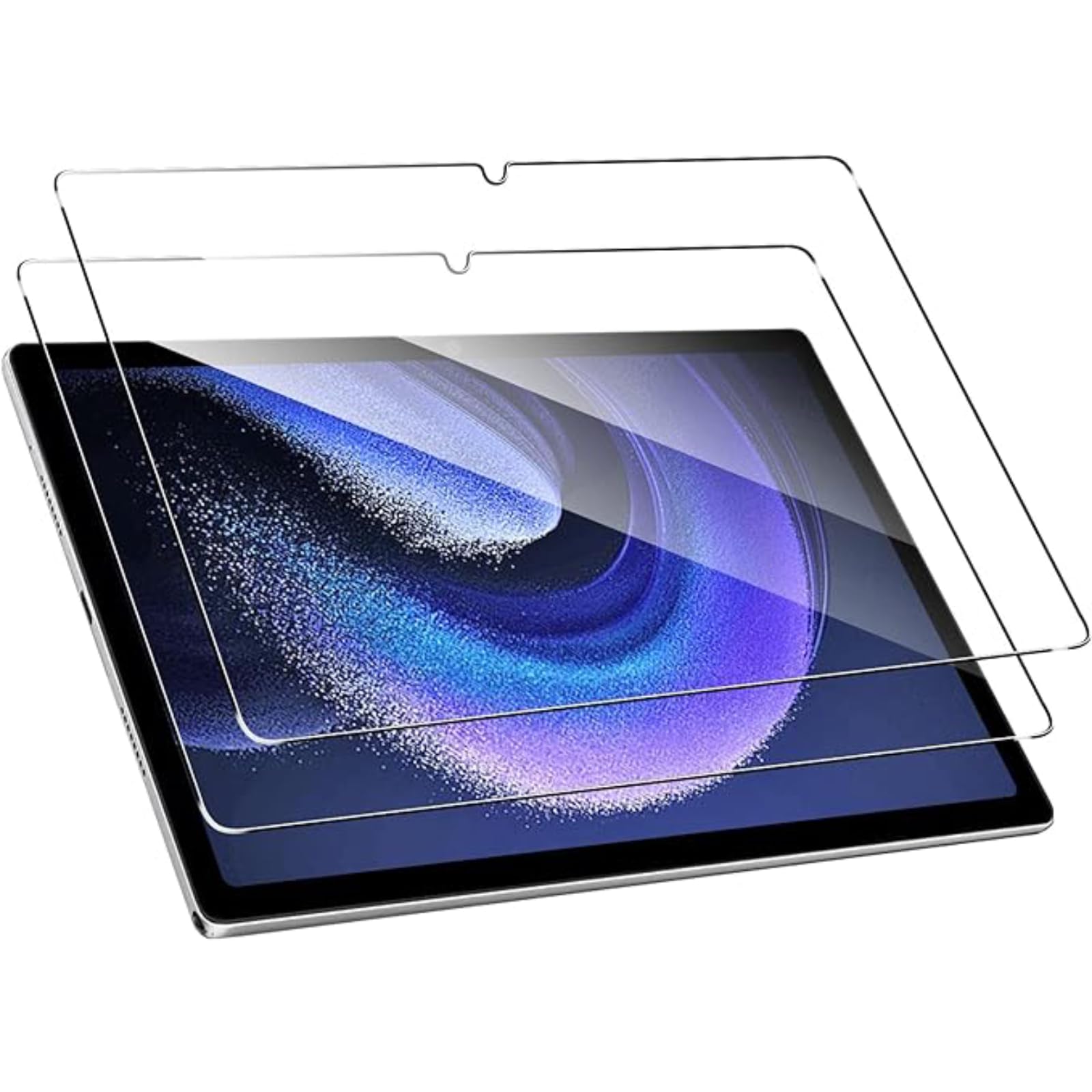 NESLIN2 Pack Compatible with Xiaomi Pad 6/6 Pro Screen Protector, 9H Tempered Glass Film, HD Clear Scratch Resistant, Bubble-Free Easy Installation for Xiaomi Pad 6 Pro Glass Screen Protector