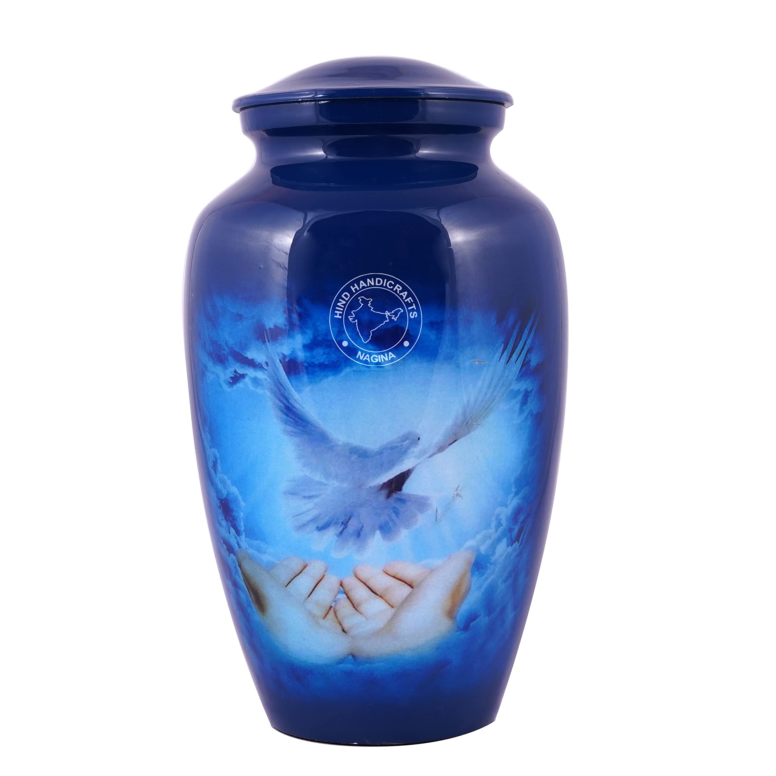 Urne funéraire en aluminium oiseau pour cendres de columbarium