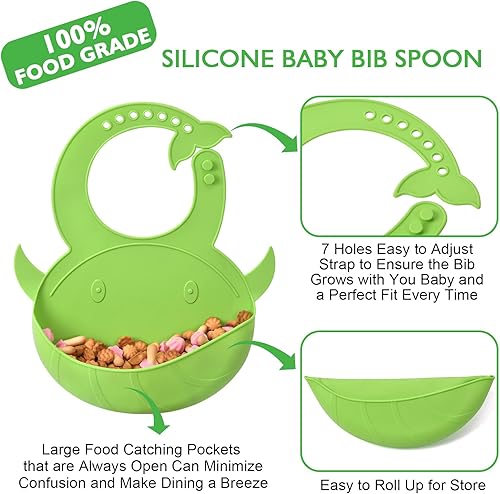 Miniatura 10 de Platos para niños pequeños, platos para bebés con succión, placas de succión divididas de silicona de grado alimenticio para niños pequeños y bebés,