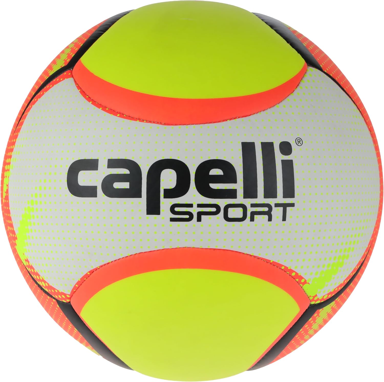 Capelli Sport Soccer Ball Size 5, Rio Beach Soccer Ball, Outdoor and Indoor Training, Neon Yellow
