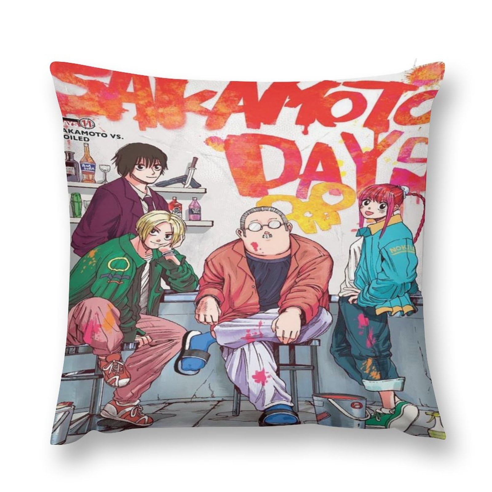 Amazon｜SAKAMOTO DAYS サカモトデイズクッションカバー 抱き枕カバー