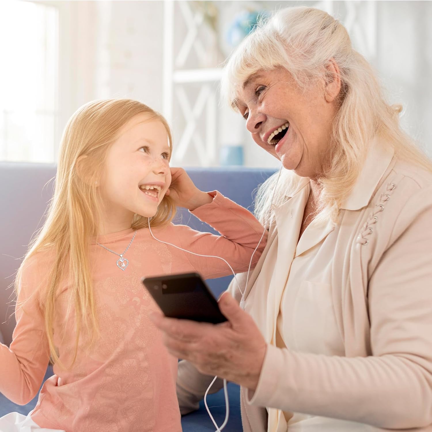 Infinity Heart Necklace - Birthday Gifts for Grandma Granddaughter, Granddaughter Necklace Gifts from Grandma, Grandmother Christmas Birthday Gift from Granddaughter - Image 5