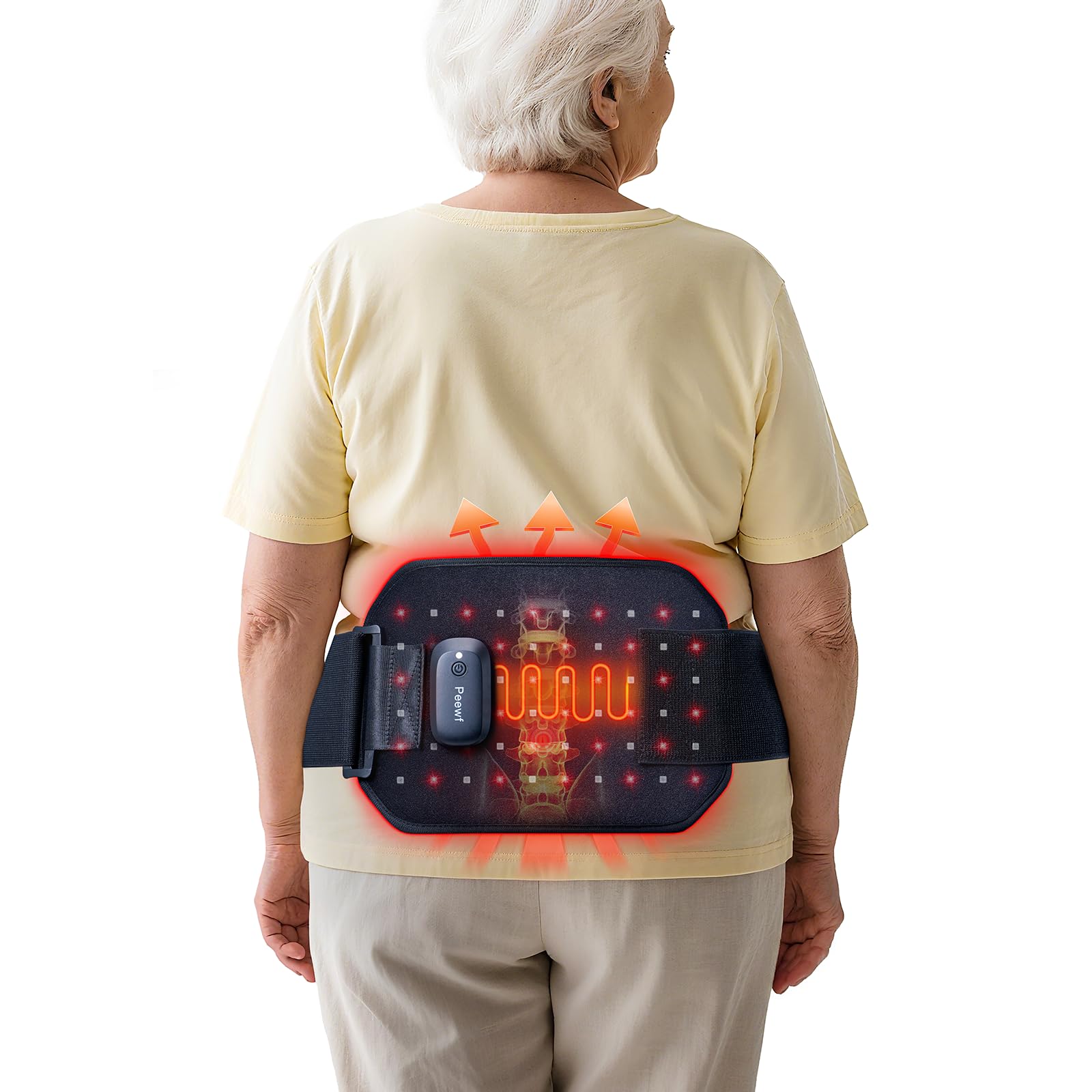 Amazon.com: PEEWF Wireless Lower Back Therapy Pad – Soothing 660nm