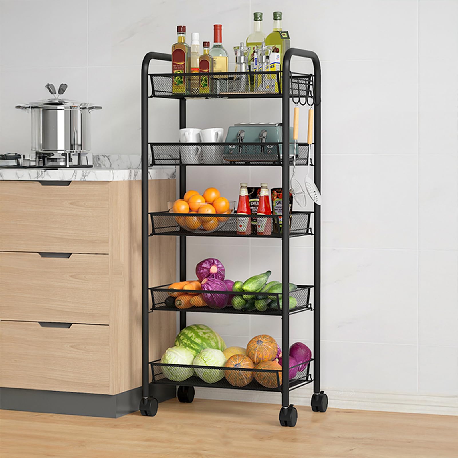 Armoire à roulettes avec 3 tiroirs (79 cm de profondeur) - Blocs tiroi