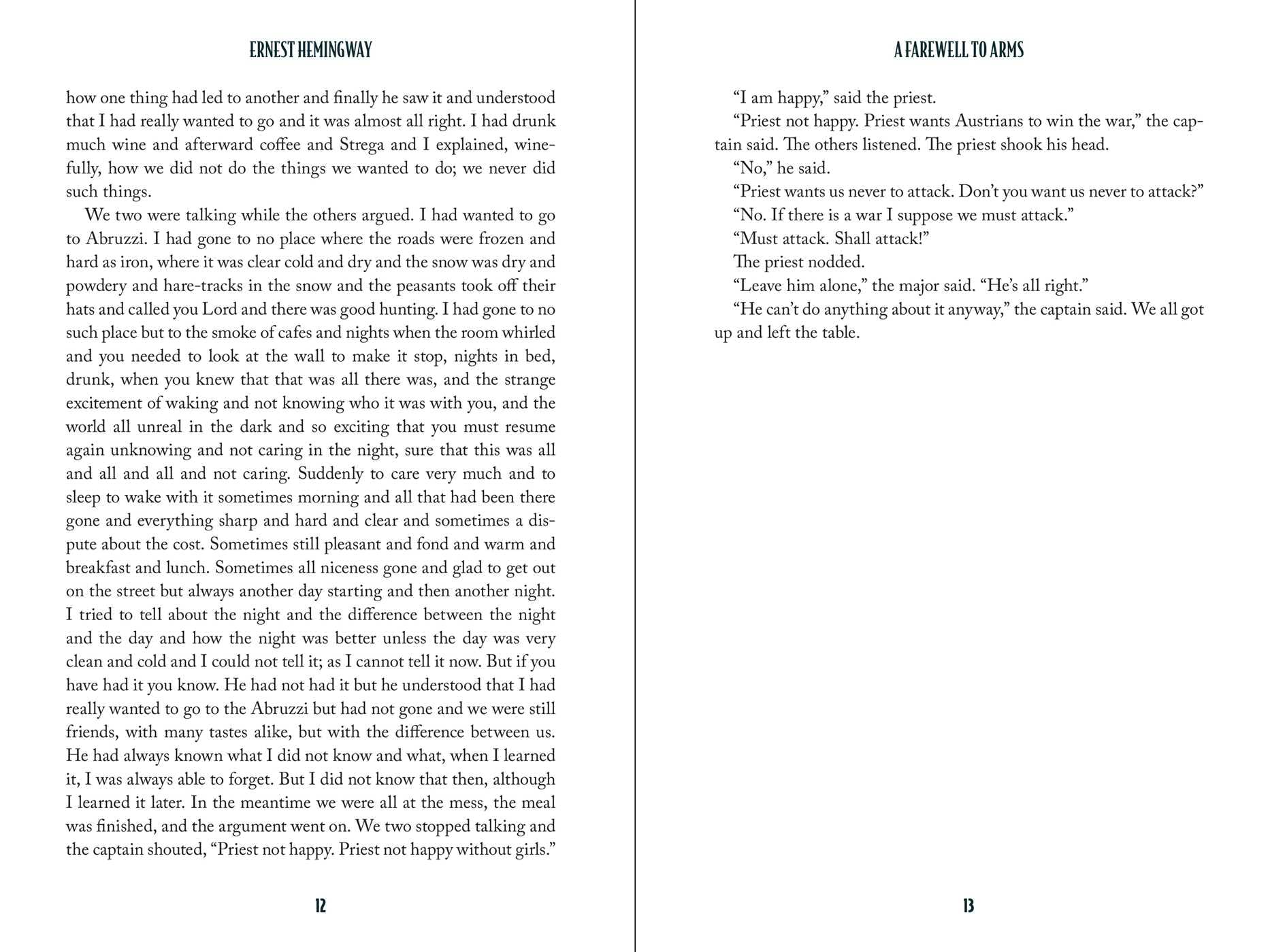 Farewell to Arms: Illustrated Edition