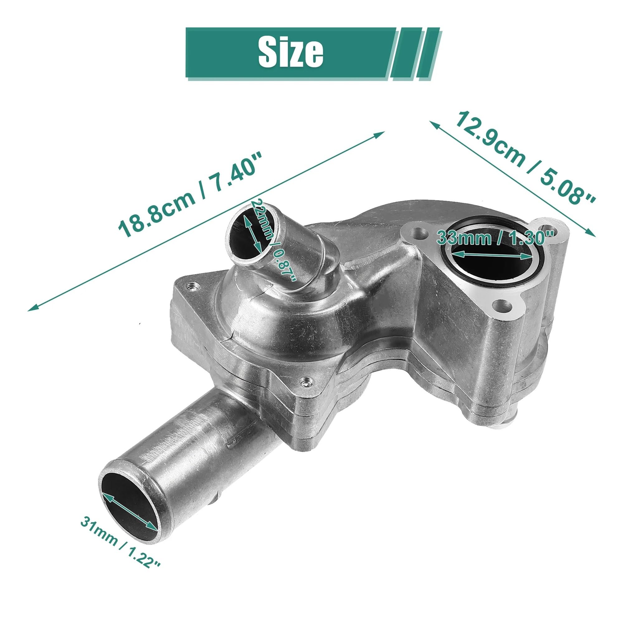 do Mustang 4 0L 2005-2009 akcesoria samochodowe zespół obudowy termostatu płynu chłodzącego silnika 5R3Z8592Ba