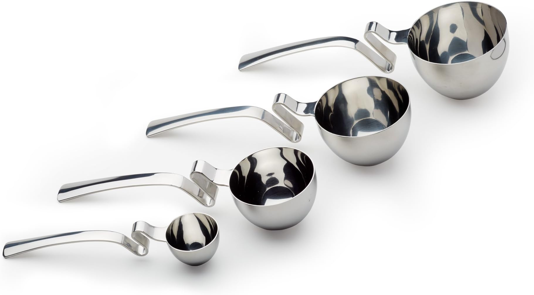 LivSpoons Serving Spoons with Measurement, Set of 4