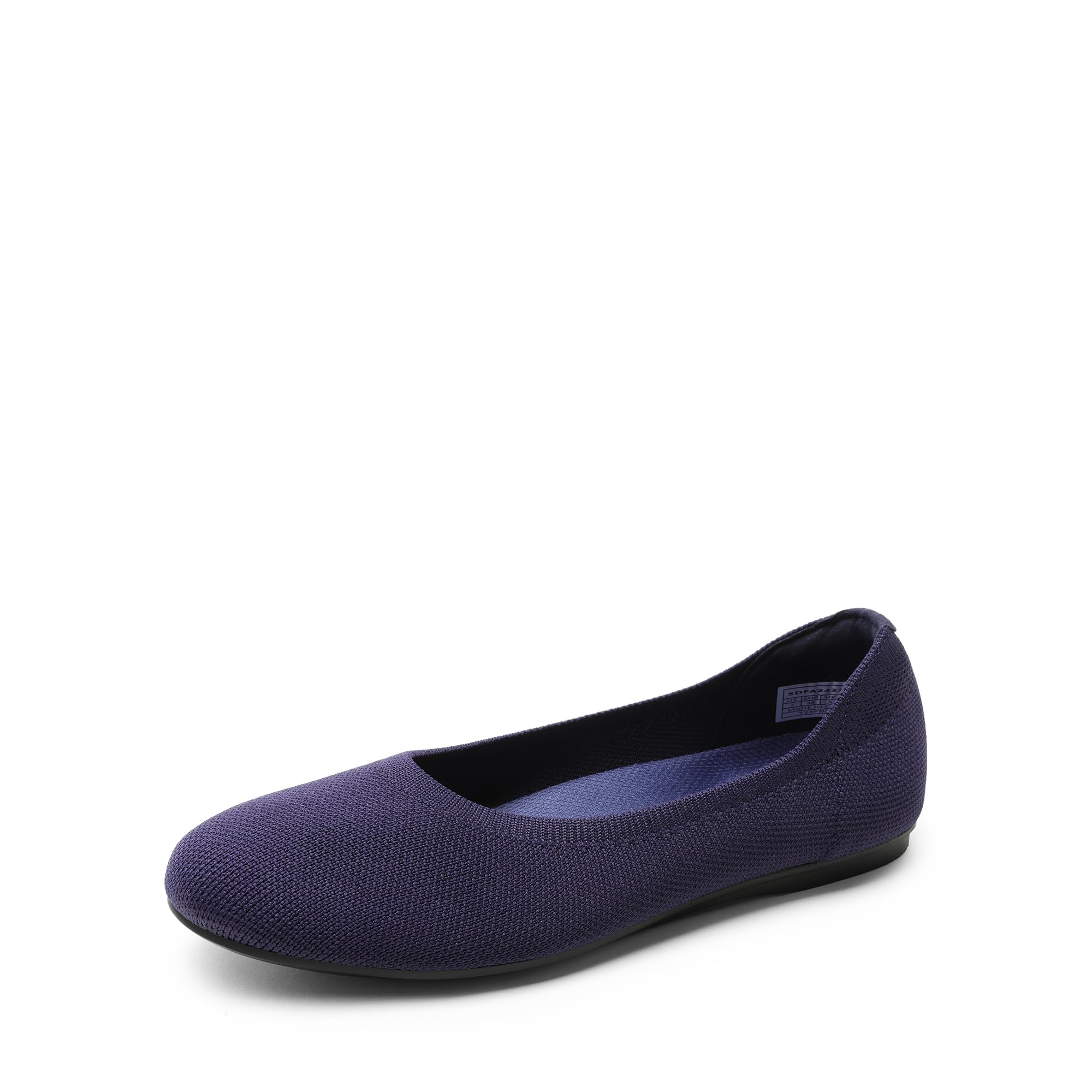 DREAM PAIRS Damen Ballerina Flache Maschenware Schuhe Runde Zehe Slip On