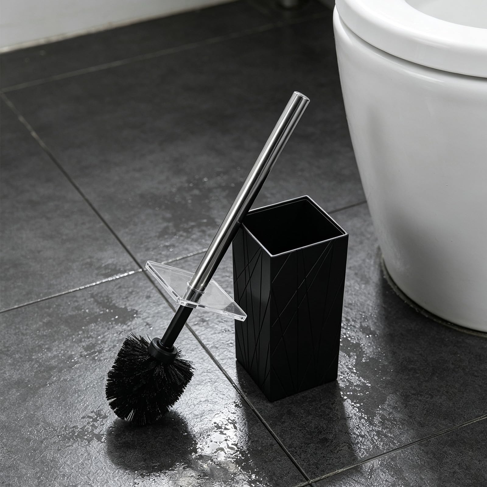 TOYANDONA 1 Juego de Accesorios de baño con Estampado geométrico Grabado