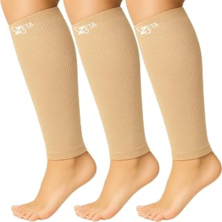 Zeta Wear Plus Size Compression Sleeves 15-19mmHg Medical Grade Wide Calf
