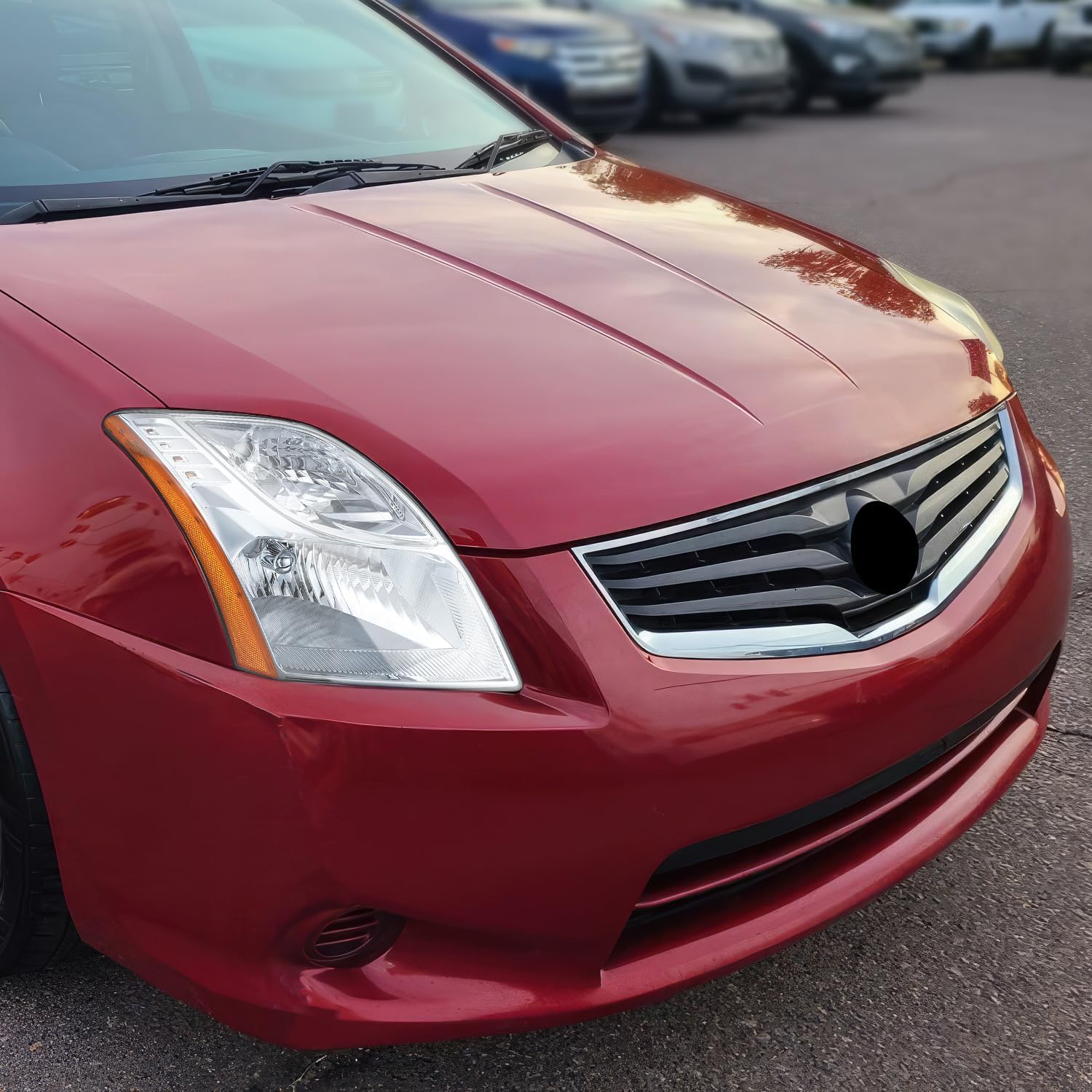 DNA MOTORING Right OE Style Headlight Compatible with 2010-2012 Nissan Sentra Base S SL,OEM-HL-0198-R