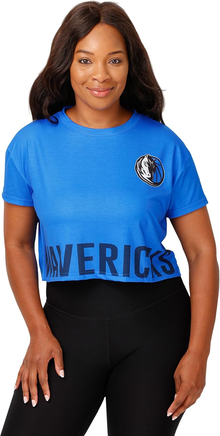 FOCO NBA Womens NBA Team Logo Womens Crop Top