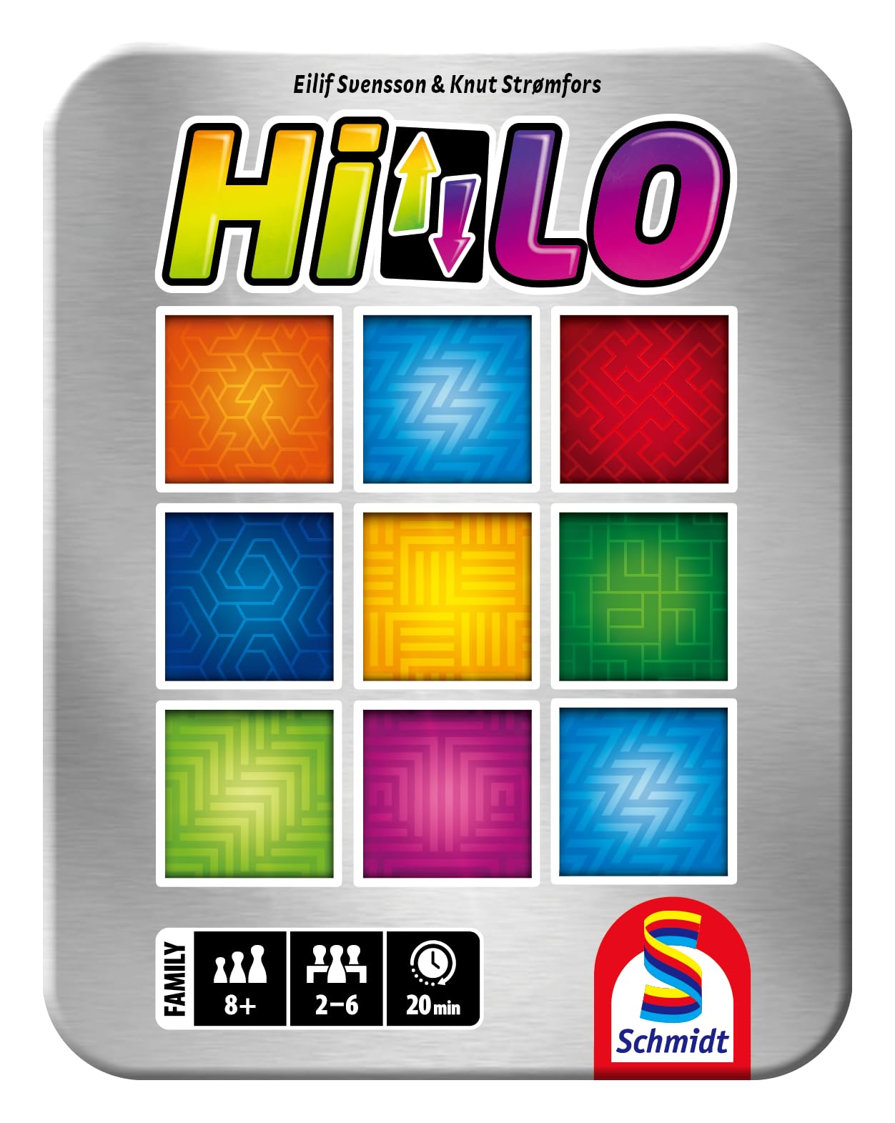 Schmidt Spiele 49362 Hilo, taktisches Kartenspiel für Jung und Alt, in Einer Metalldose, Amazon Exklusive
