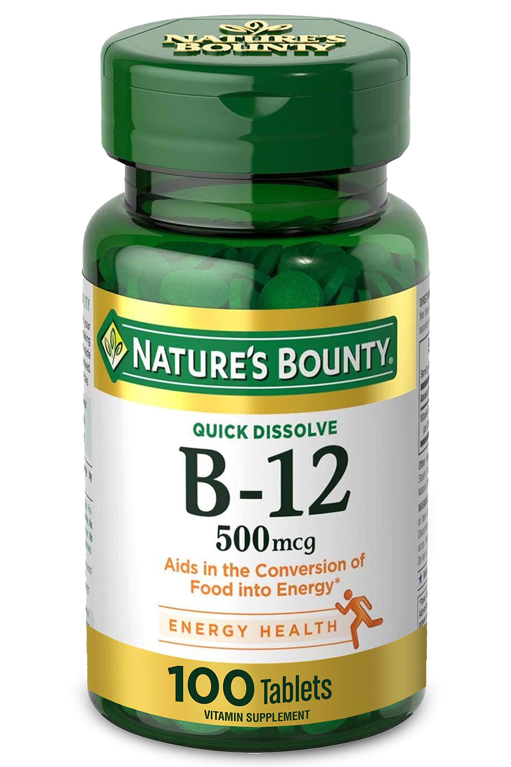 Nature's BountyVitamin B12, 500mcg, Tablets,, 100 Ct?,