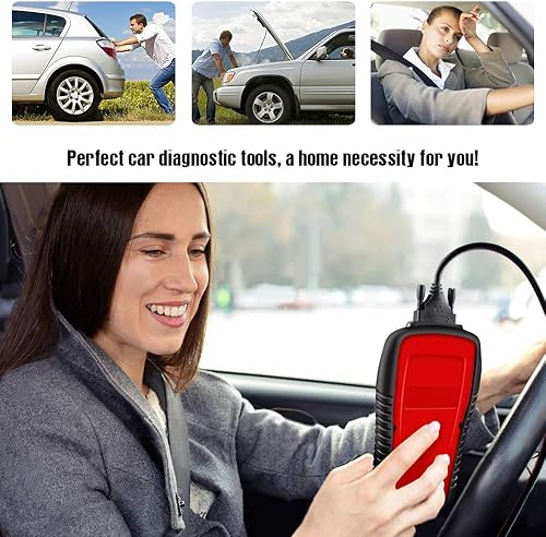 Miniatura 5 de KONNWEI KW808 Auto OBDII lector de código 2.8 "pantalla grande OBD2 escáner con herramienta de diagnóstico completo funciones comprobar motor de