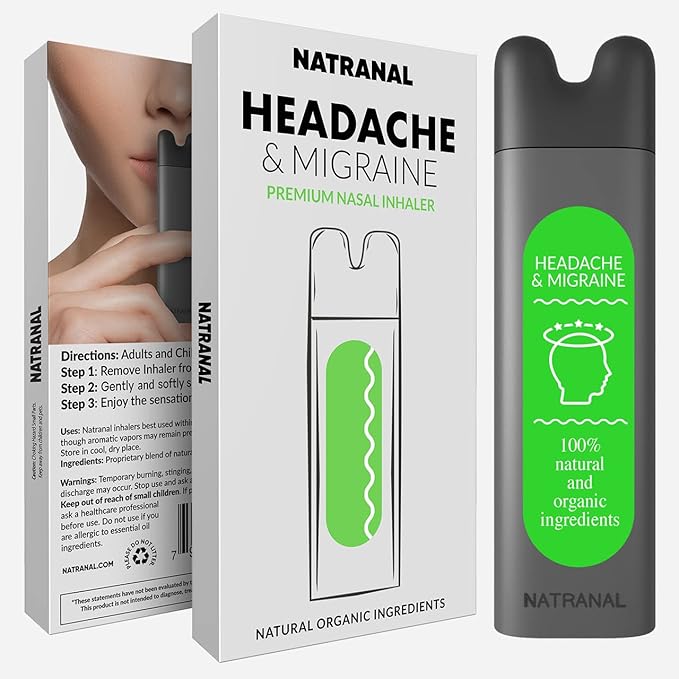 Natranal Headache Relief Nasal Inhaler Portable