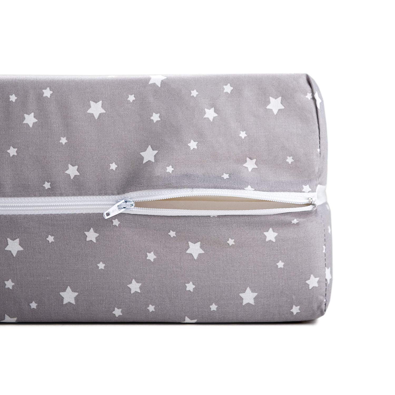 Babysom - Matelas Bébé Pliant de Voyage - 60x120x7 cm | Pliable : Idéal pour couchage d'appoint | 1 Face Imperméable et 1 Face 100% Coton | Déhoussable | Oeko-Tex® | Fabrication française