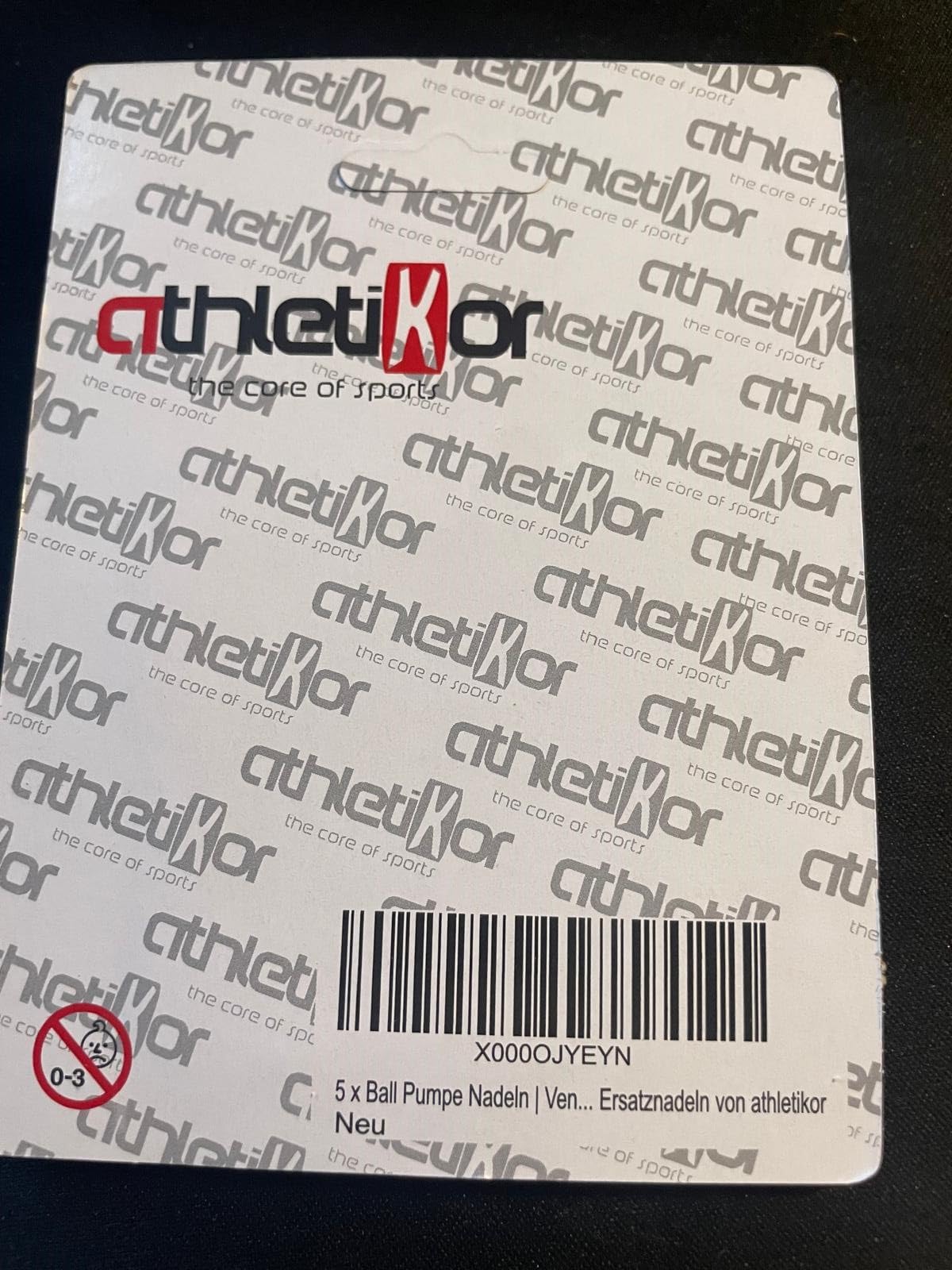 Lot De 5 Aiguilles De Pompe à Ballon Athletikor - Filetage M4 - 40mm - Pour Football, Basket, Volley