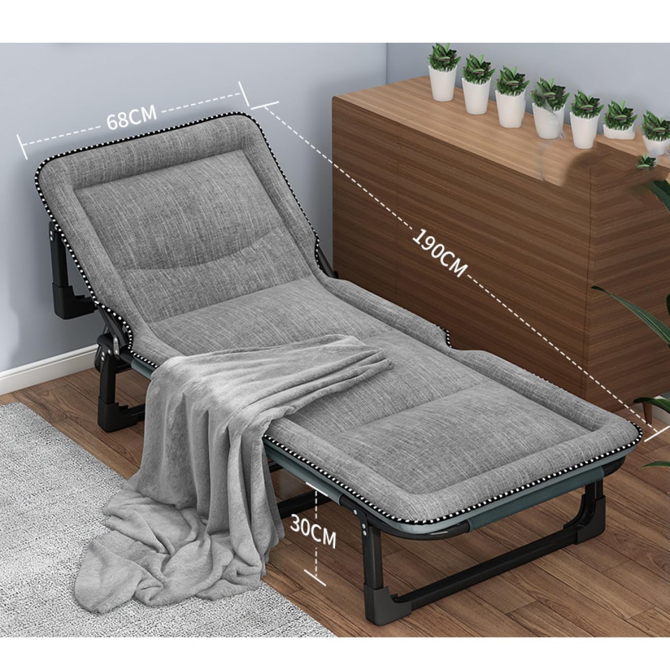 簡易ベッド　折りたたみ　クッション　枕　リクライニング　耐荷重200kg Amazon.co.jp: 大人用キャンプベッド、クッションと枕付き折りたたみ