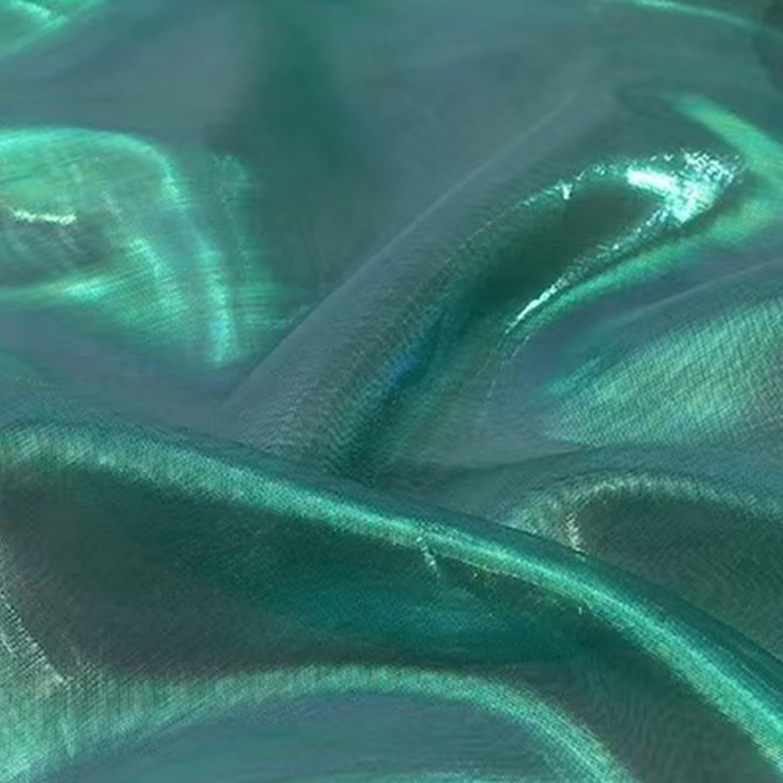 Dark Green Organza Fabric 1.5M*3M,Iridescent Organza Fabric,ridescent Holographic Gauze Fabric โ image 1