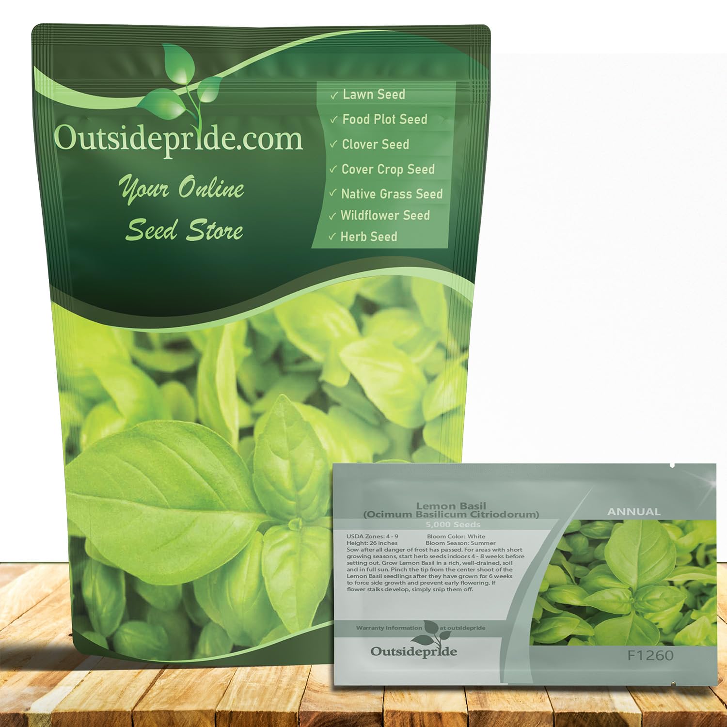 Amazon.com : Outsidepride Lemon Basil Seeds for Planting - 1/4 lb