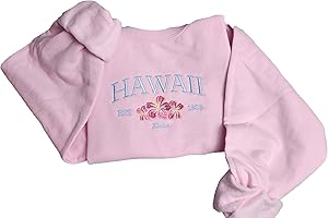 Hawaii Embroidered Sweatshirt: Empowering Women, Supporting Hawaii Fire Crews