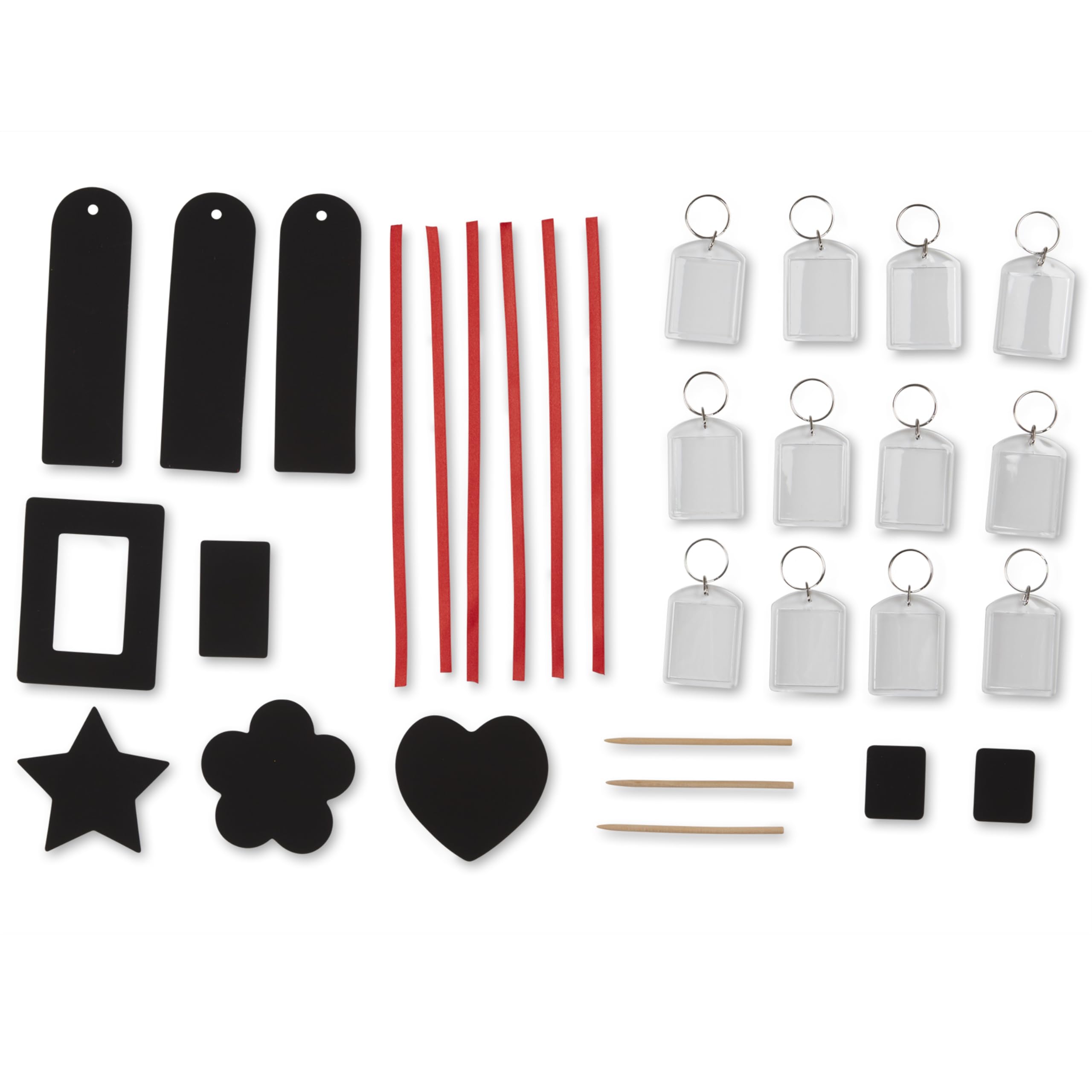 Melissa & Doug Scratch Art(r) Deluxe Party Pack Craft Set - 12 Jumbo Stickers, 12 Key Chains, 12 Bookmarks, 12 Magnetic Frames, 12 Stylus