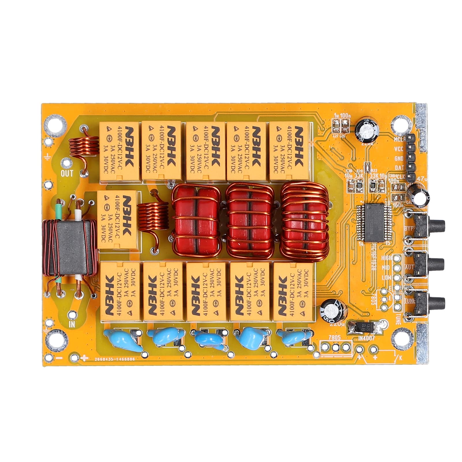 Decdeal ATU-60 Upgrades 3.5~54MHz Shortwave Mini Antenna Tuner Radio Device Manual Automatic Mode Switching