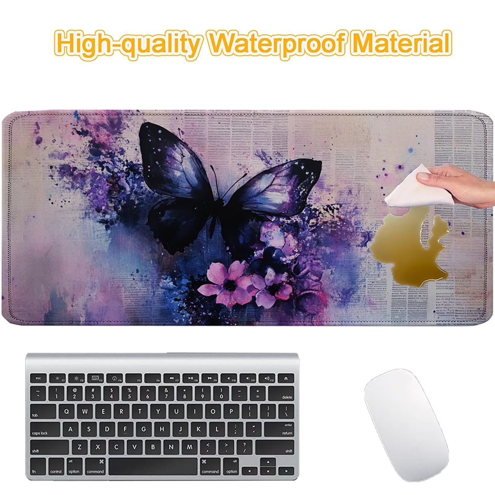 Tappetino Mouse 900x450mm | Superficie Ultra-Liscia | Viola 0-z686
