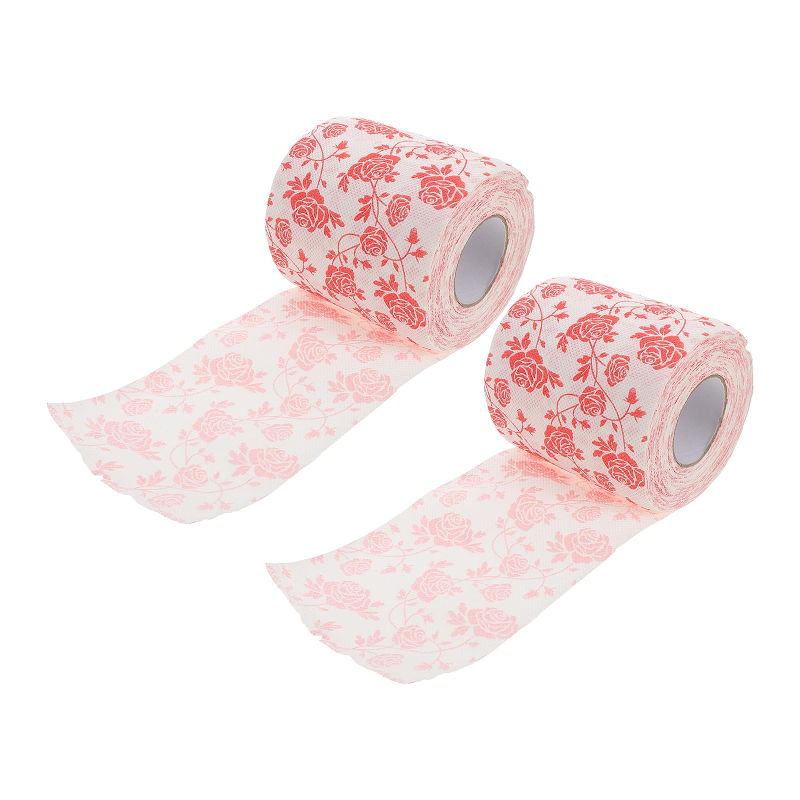 Papel higiénico floral para celebraciones y fiestas con textura gruesa