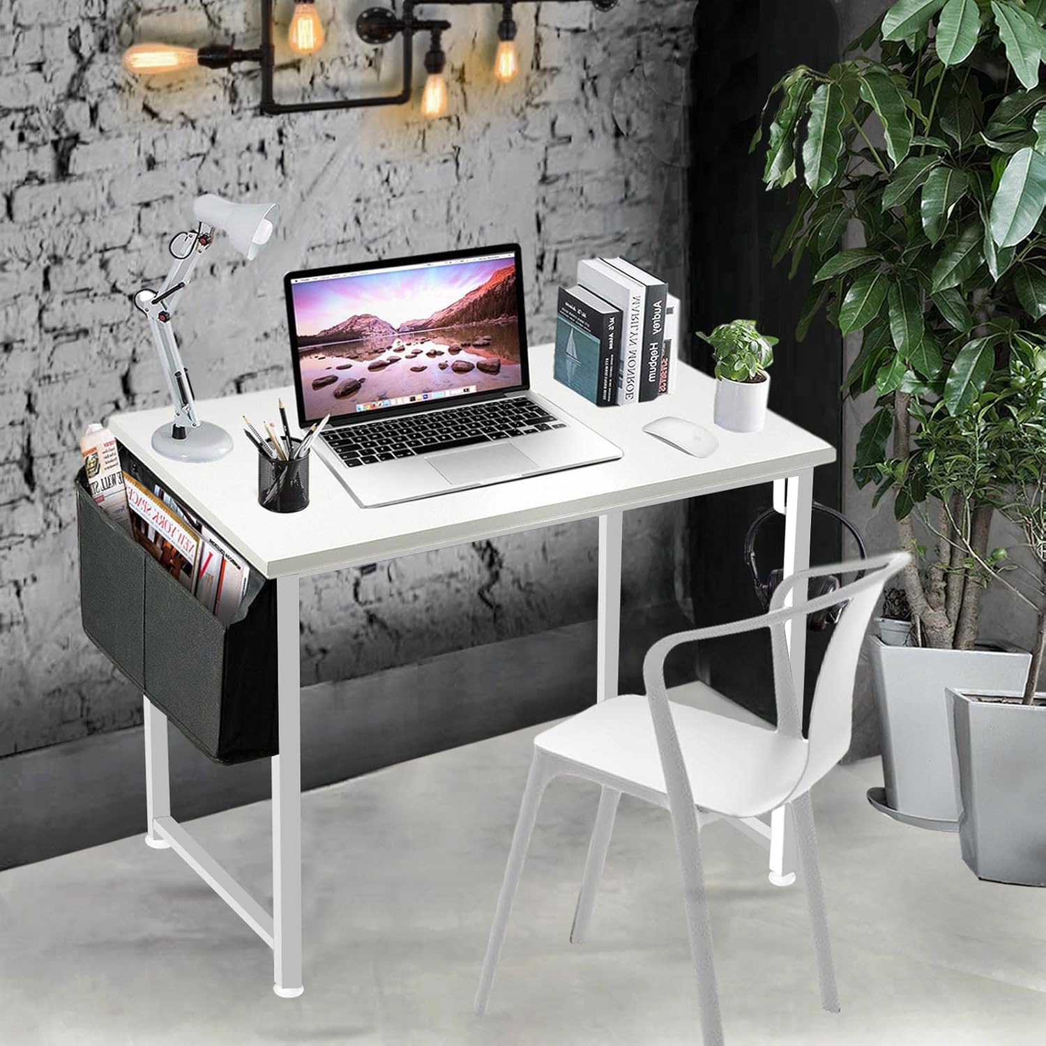Buy Lufeiya White Computer Desk Small Student Kids Study Writing