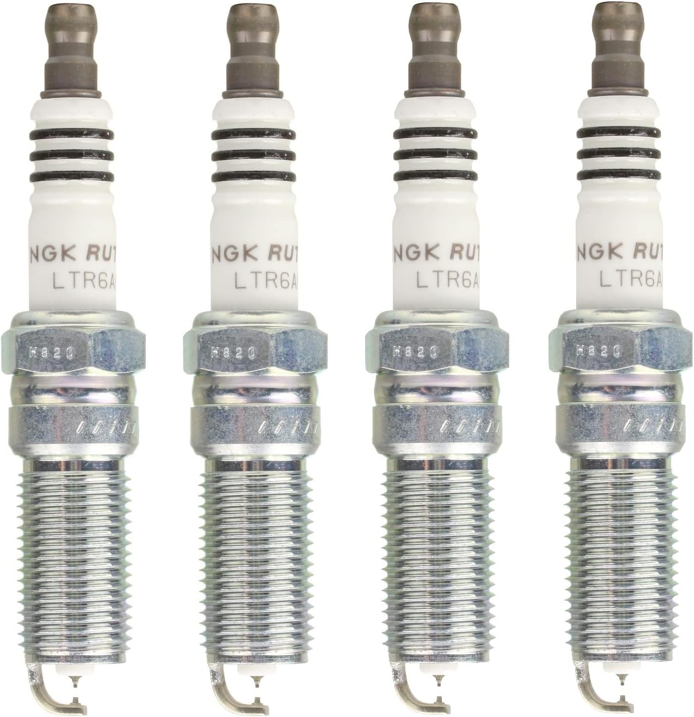 NGK Set of 4 Ruthenium HX High Ignitability Spark Plugs For Ford Mazda 2.0L L4