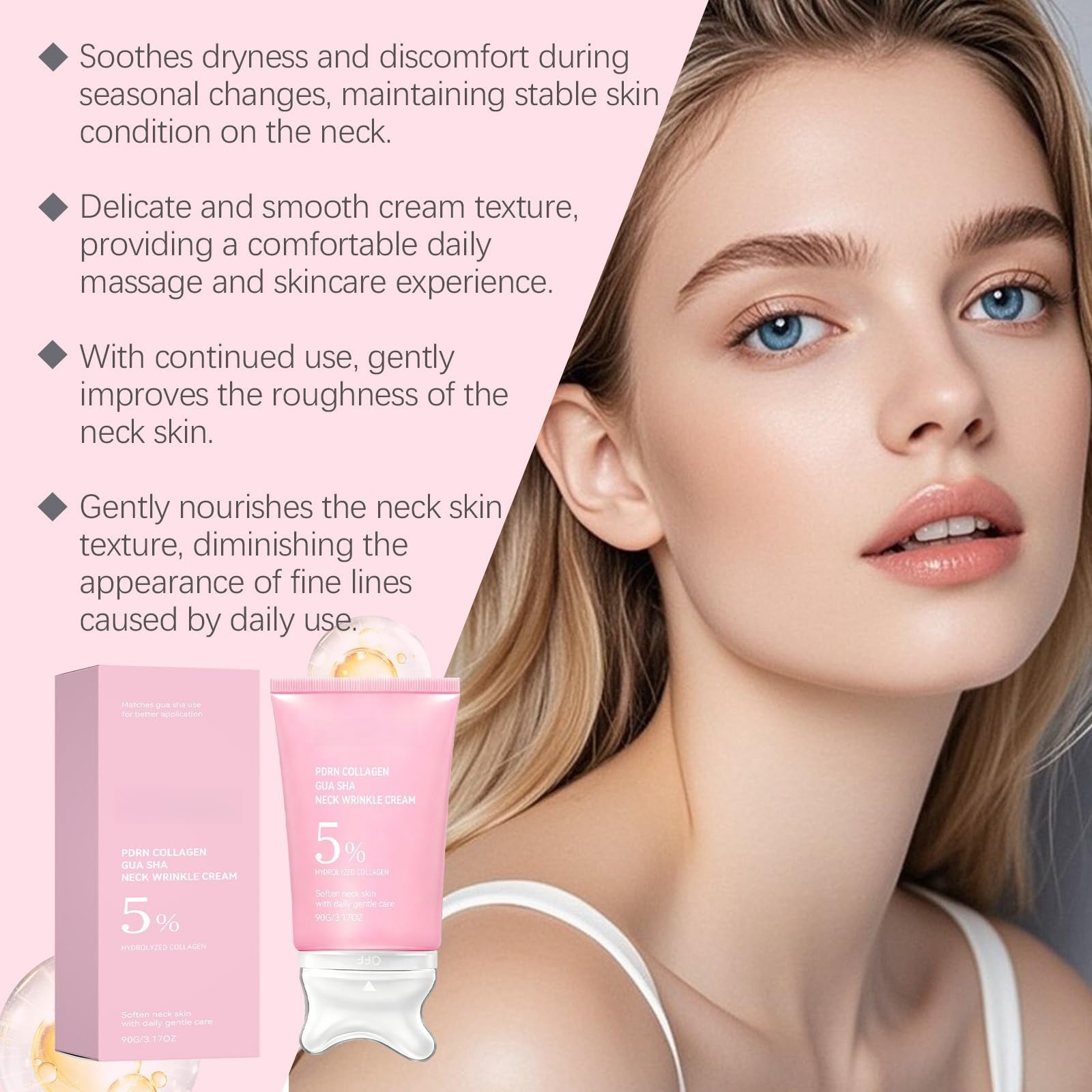 Crema idratante viso con Gua Sha, cura quotidiana