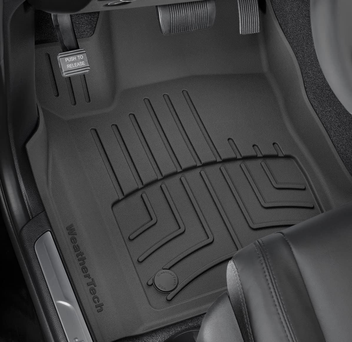 WeatherTech FloorLiner HP Custom Fit Floor Mats for Subaru Forester 1st Row (445311IM), Black