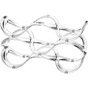 Guzzini - Icons Cuv&eacute;e Universal Bottle Rack - Transparent, 32.4 x 16 x h18.2 cm - 17010000