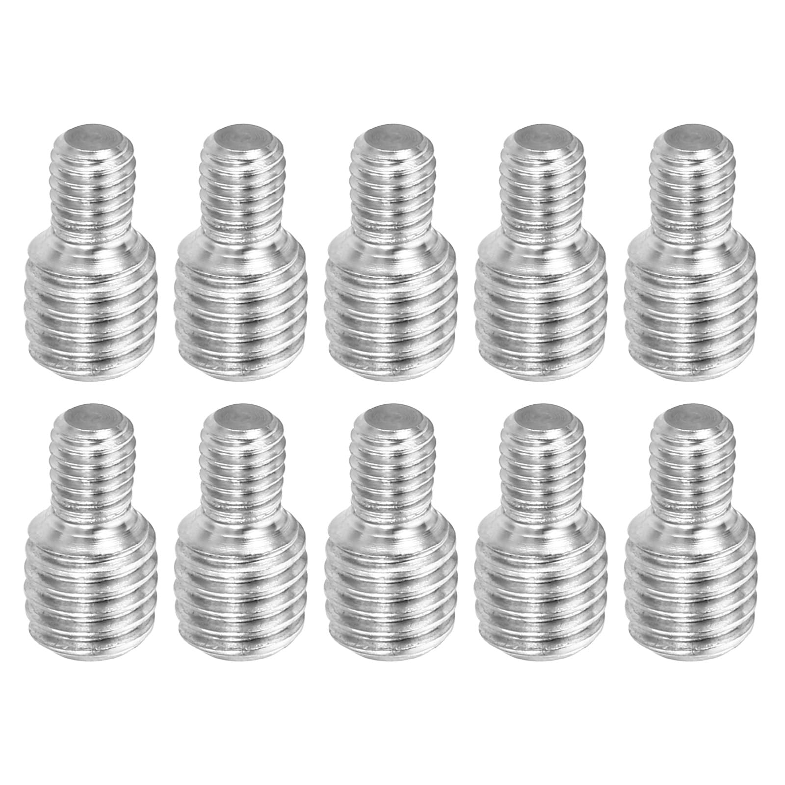 PATIKIL M5x6mm to M8x8mm Double End Threaded Stud Screw Bolt