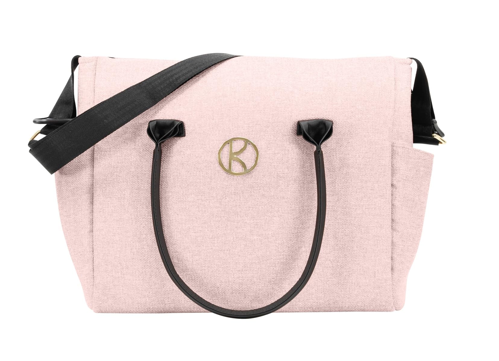 Kunert Ivento Poussette 2 en 1 de qualité supérieure avec cadre doré, cadre en aluminium, multicolore (rose)