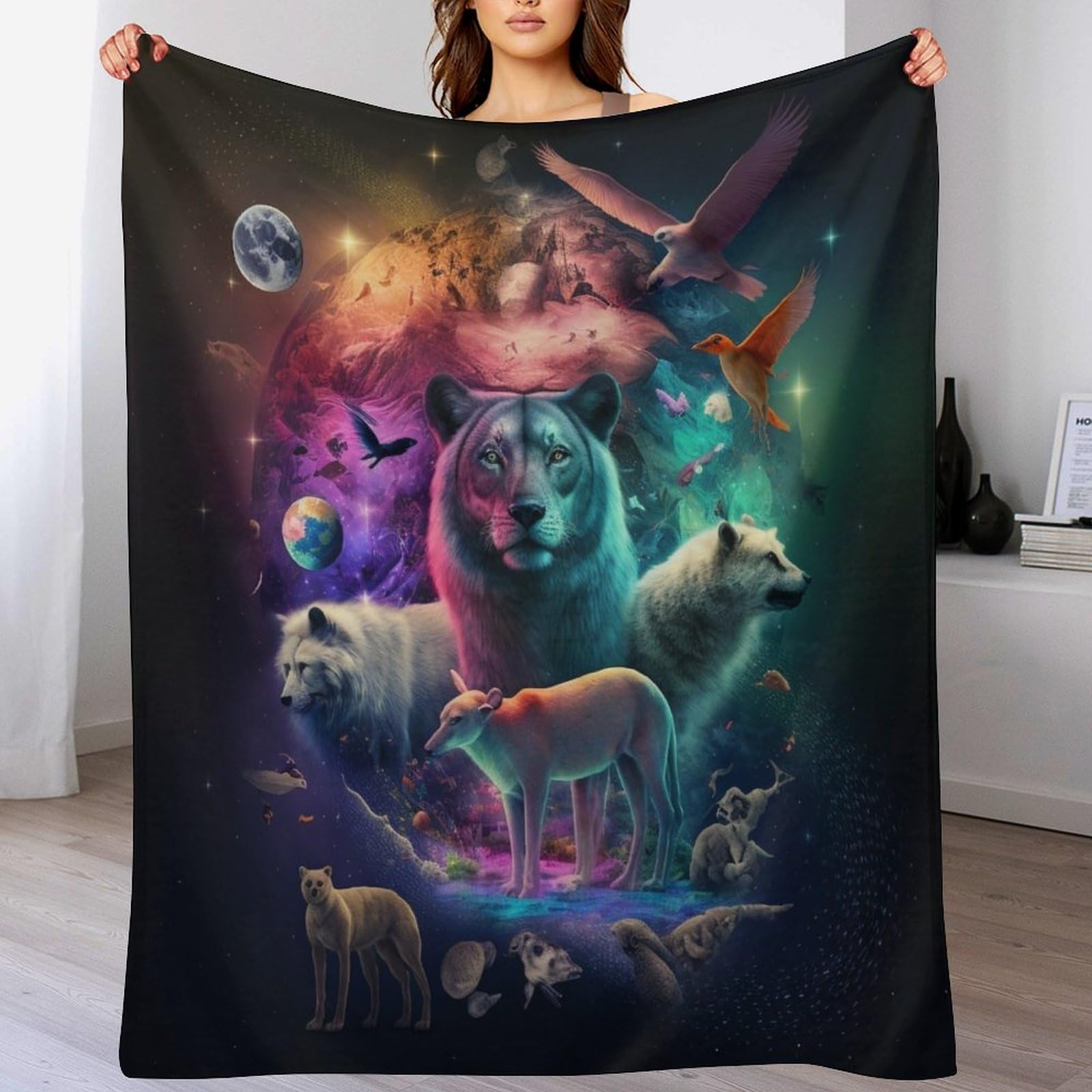 Couverture chaude et moelleuse contre le froid hivernal dans la chambre