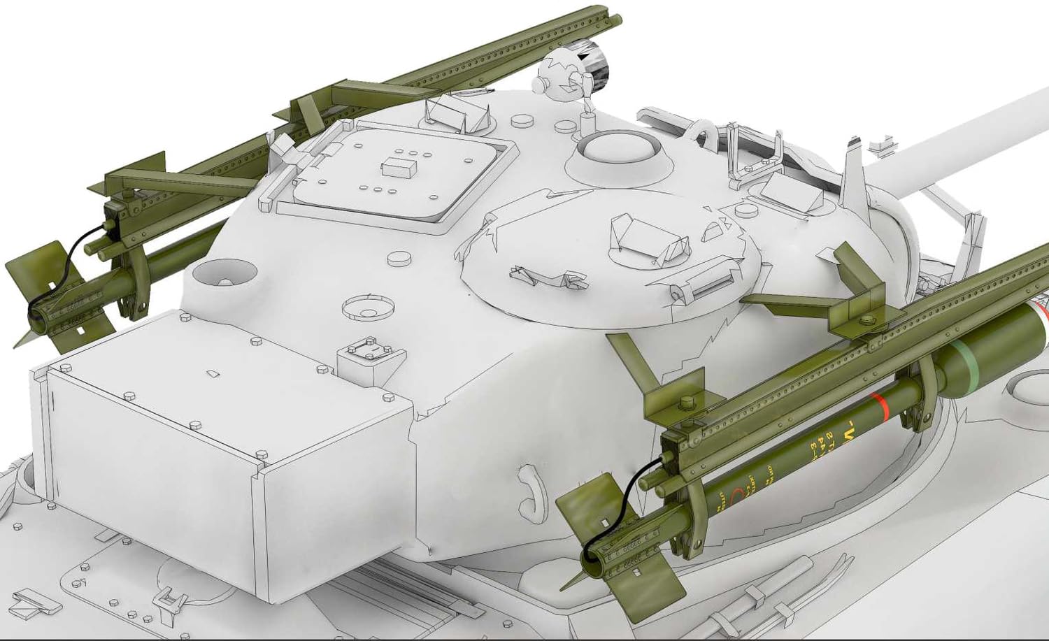 Lanmo Amazon | ランモモデル(Lanmo Model) 1/35 シャーマン用 RP-3 チューリップロケットランチャー プラモデル用パーツ ...