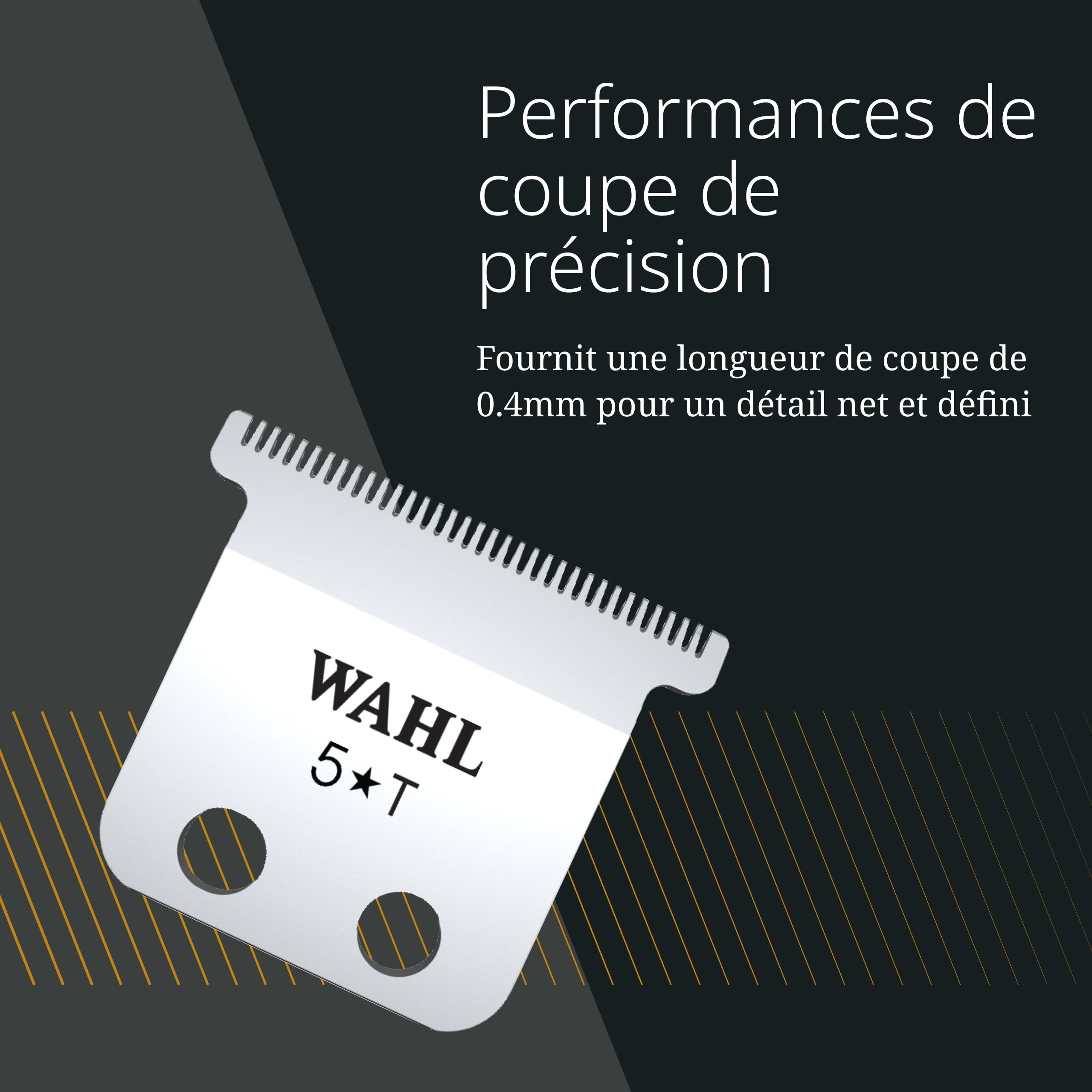 Wahl Pro A-Lign Lames de rechange pour tondeuse Acier à haute teneur en carbone ajustable à zéro écart Paquet de 12