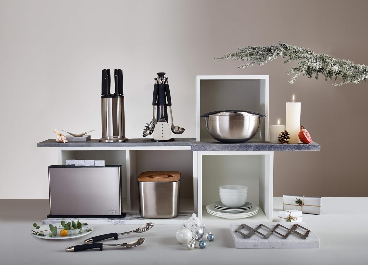 Joseph Joseph 100 Collection Elevate Carousel Set - Stainless Steel, 6 piece