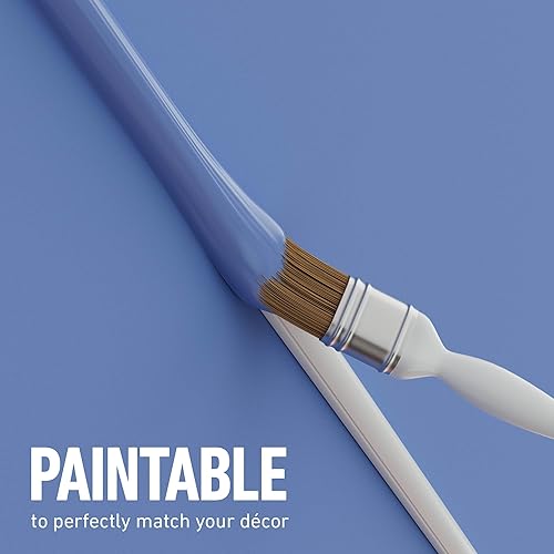 Miniatura 9 de D-Line Ocultador de cable de TV, cubierta semicircular, montaje en pared, bisagras de una pieza, para pintar, adhesivo, decorativo, 2 de 1.18 de