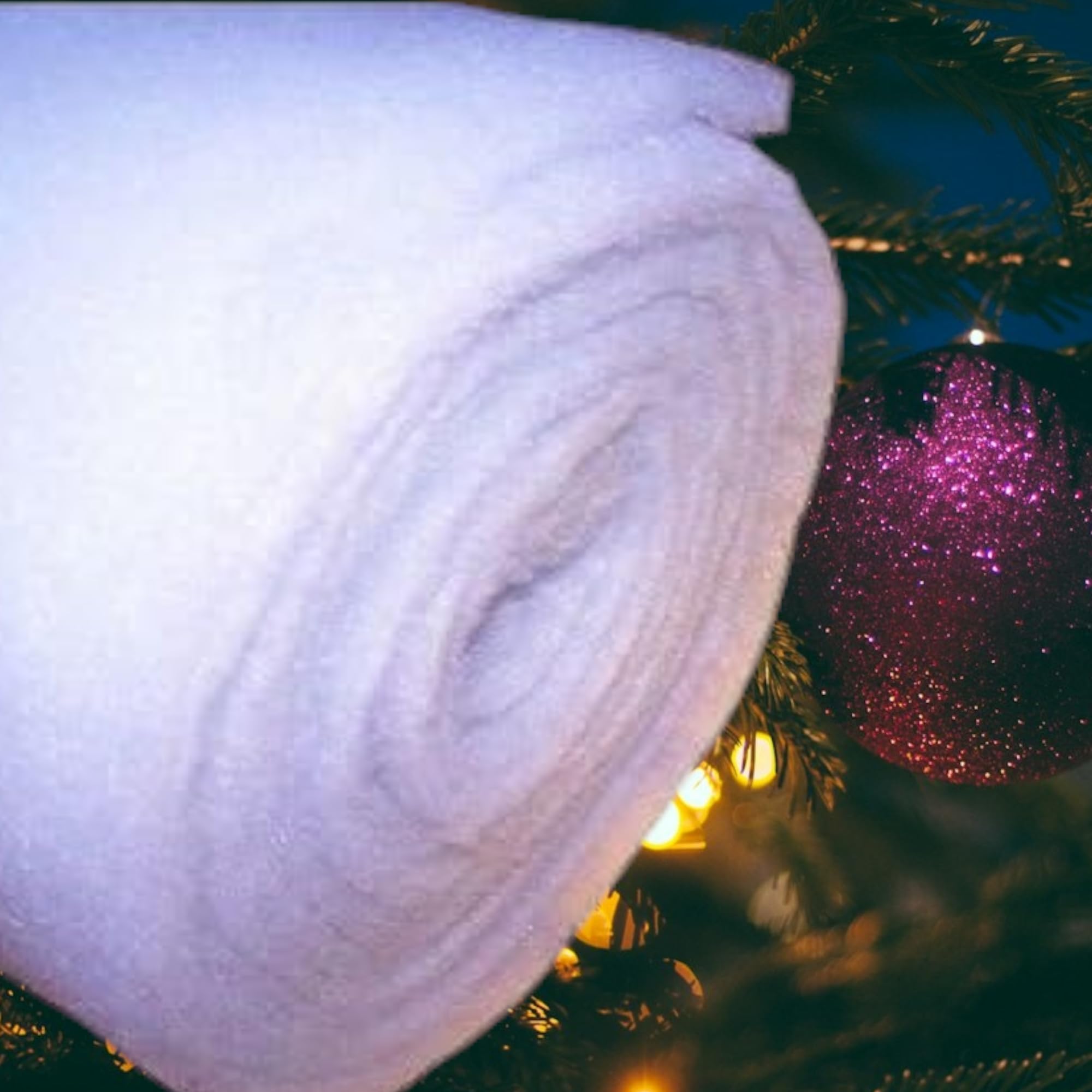 16ft Roll of Artificial Fake Snow Christmas Nativity Soft White Blanket