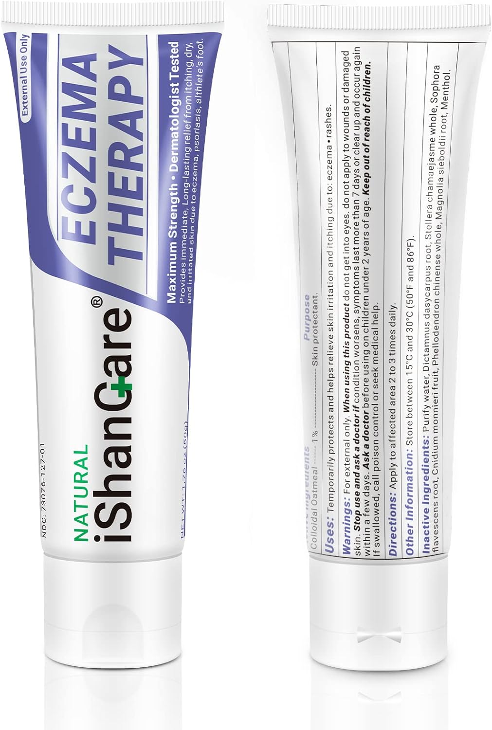 Eczema Relief Cream, Soothing Moisturizing Oatmeal Ointment