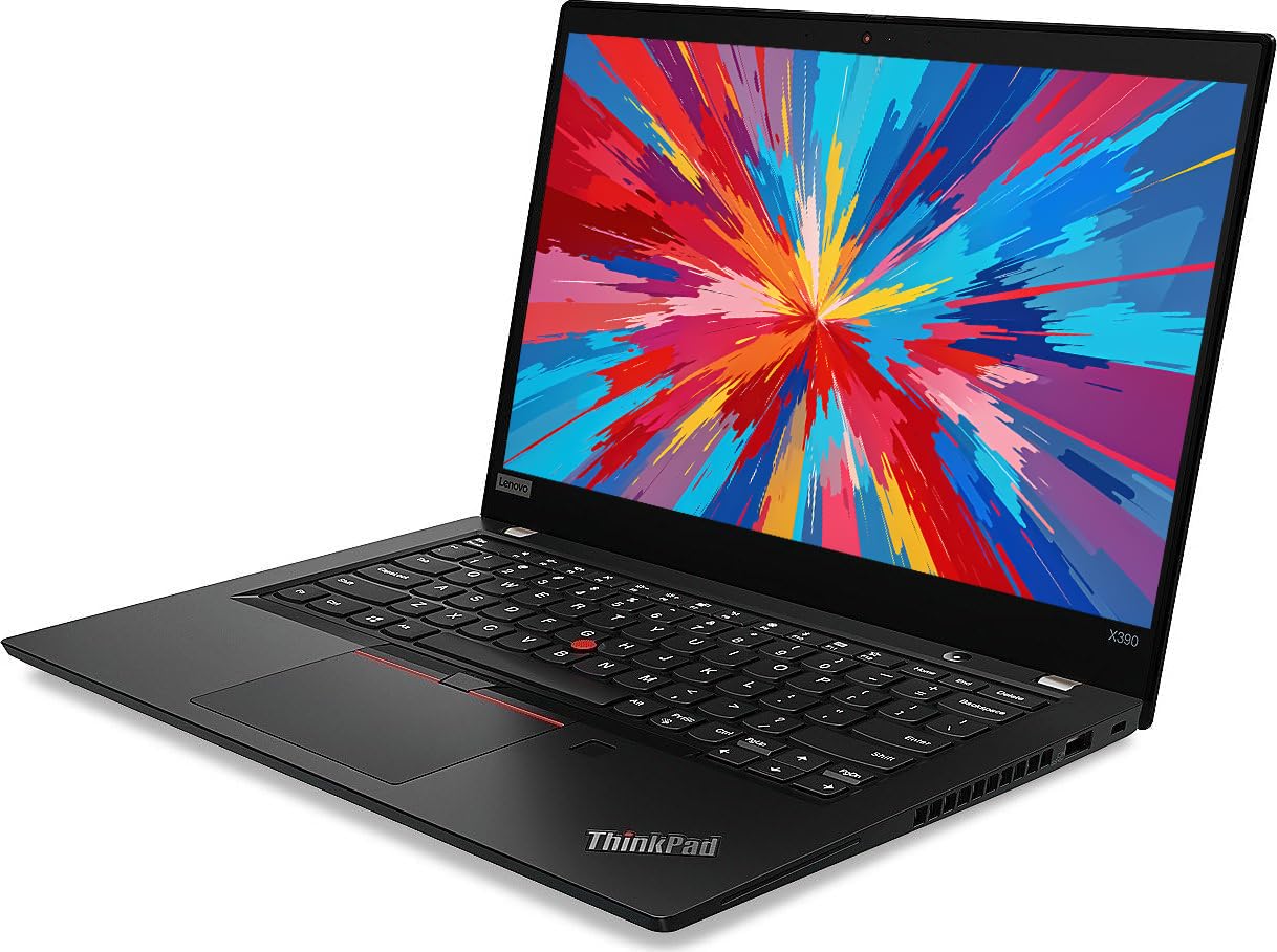 Lenovo Thinkpad X390 Business Laptop, 13,3 pollici FHD (1920 x 1080), Intel Core i5-8265U, RAM DDR4 da 8 GB, SSD da 256 GB, tastiera QWERTY giapponese, Windows 11 Pro (ricondizionato)